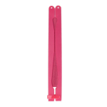 Eventail pliable et compact de différentes couleurs personnalisable couleur rose troisième vue