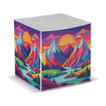 Cubo de notes de 840 feuilles lisses avec certification FSC 10x10x10cm