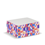 Bloc-notes de 420 feuilles lisses avec certification FSC 10x10x5cm
