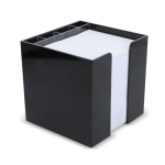 Bloc de notes 800 feuilles lisses FSC dans boîte avec compartiments couleur noir deuxième vue
