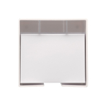 Bloc de notes 800 feuilles lisses FSC dans boîte avec compartiments couleur blanc sixième vue