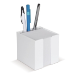 Bloc de notes 800 feuilles lisses FSC dans boîte avec compartiments couleur blanc septième vue
