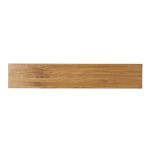 Règle en bambou double mesure idéale pour dessin ou géométrie couleur naturel troisième vue