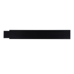 Règle en bois coloré pliable résistante aux chocs 2M couleur noir troisième vue