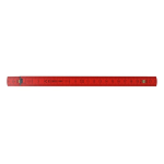 Règle en bois coloré pliable résistante aux chocs 2M couleur rouge quatrière vue