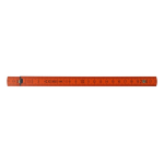 Règle en bois coloré pliable résistante aux chocs 2M couleur orange quatrière vue