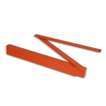 Règle en bois coloré pliable résistante aux chocs 2M couleur orange cinquième vue