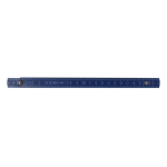 Règle en bois coloré pliable résistante aux chocs 2M couleur bleu foncé quatrière vue