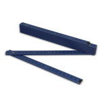 Règle en bois coloré pliable résistante aux chocs 2M couleur bleu foncé sixième vue