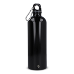 Bouteille en acier inoxydable recyclé de couleurs métalliques 750ml couleur blanc