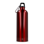Bouteille en acier inoxydable recyclé de couleurs métalliques 750ml couleur blanc deuxième vue