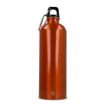 Bouteille en acier inoxydable recyclé de couleurs métalliques 750ml couleur blanc deuxième vue