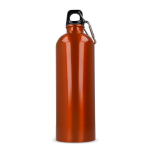 Bouteille en acier inoxydable recyclé de couleurs métalliques 750ml couleur blanc quatrière vue