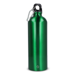 Bouteille en acier inoxydable recyclé de couleurs métalliques 750ml couleur blanc