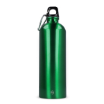 Bouteille en acier inoxydable recyclé de couleurs métalliques 750ml couleur blanc deuxième vue