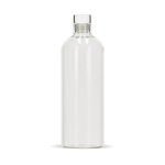 Grande bouteille en verre borosilicaté anti-fuites 1 L Glass Fridge couleur transparent deuxième vue