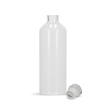 Grande bouteille en verre borosilicaté anti-fuites 1 L Glass Fridge couleur transparent troisième vue