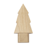Clé USB en bois en forme de pin avec un capuchon, 16 Go quatrième vue