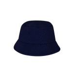 Bonnet en sherpa très doux avec cordon de serrage intérieur ajustable couleur bleu marine première vue