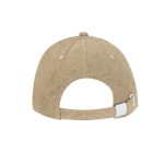 Casquette en velours côtelé à 5 panneaux fermeture boucle métallique  troisième vue