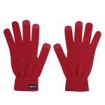 Gants tactiles pour adultes en doux polyester RPET, taille unique couleur rouge première vue