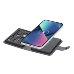 Étui avec base de charge sans fil et outils pour téléphone portable quatrième vue