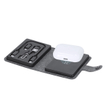 Étui avec base de charge sans fil et outils pour téléphone portable cinquième vue