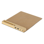 Tapis de souris en liège avec support téléphone portable et stylos quatrième vue