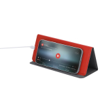 Tapis de souris pliable en PU avec chargeur sans fil intégré de 10W quatrième vue