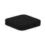 Batterie externe carrée en ABS avec connexion type C, 1200 mAh couleur noir première vue