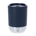 Verre isotherme, couvercle assorti et base en acier inoxydable, 290 ml couleur bleu marine première vue