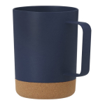 Tasse en PP détail en liège au fond et une poignée carrée, 400 ml deuxième vue
