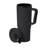 Gobelet isotherme en PP recyclé avec une poignée ergonomique, 800 ml quatrième vue