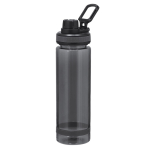 Bouteille transparente RPET couvercle et poignée noire, de 700 ml couleur noir première vue
