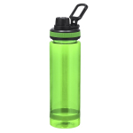 Bouteille transparente RPET couvercle et poignée noire, de 700 ml couleur vert première vue