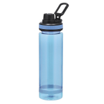 Bouteille transparente RPET couvercle et poignée noire, de 700 ml couleur bleu ciel première vue