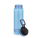 Bouteille transparente RPET couvercle et poignée noire, de 700 ml quatrième vue
