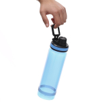 Bouteille transparente RPET couvercle et poignée noire, de 700 ml sixième vue