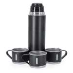 Thermos acier inoxydable anti-fuite 420 ml avec 2 tasses de 150 ml quatrième vue