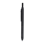 Stylo en aluminium avec 3 couleurs d'encre et 1 porte-mine couleur noir première vue