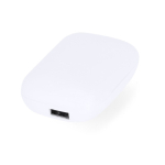 Écouteurs étui blanc avec une fonction de powerbank supplémentaire cinquième vue