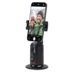 Support pour téléphone avec suivi automatique à 360° et base trépied deuxième vue