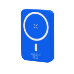 Batterie externe téléphone fixation magnétique MagSafe, 5000 mAh couleur bleu première vue