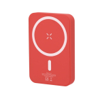 Batterie externe téléphone fixation magnétique MagSafe, 5000 mAh couleur rouge première vue
