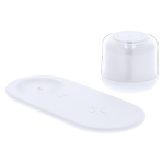 Chargeur sans fil lampe lumière blanche multicolore, 15 watts  troisième vue