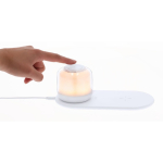 Chargeur sans fil lampe lumière blanche multicolore, 15 watts septième vue