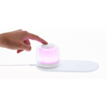 Chargeur sans fil lampe lumière blanche multicolore, 15 watts huitième vue