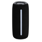 Enceinte sans fil bande lumineuse multicolore au centre, 10 watts couleur noir première vue