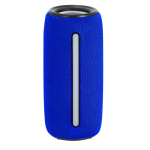Enceinte sans fil bande lumineuse multicolore au centre, 10 watts couleur bleu première vue