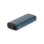 Batterie externe charge 3 appareils simultanément 10 000 mAh couleur bleu